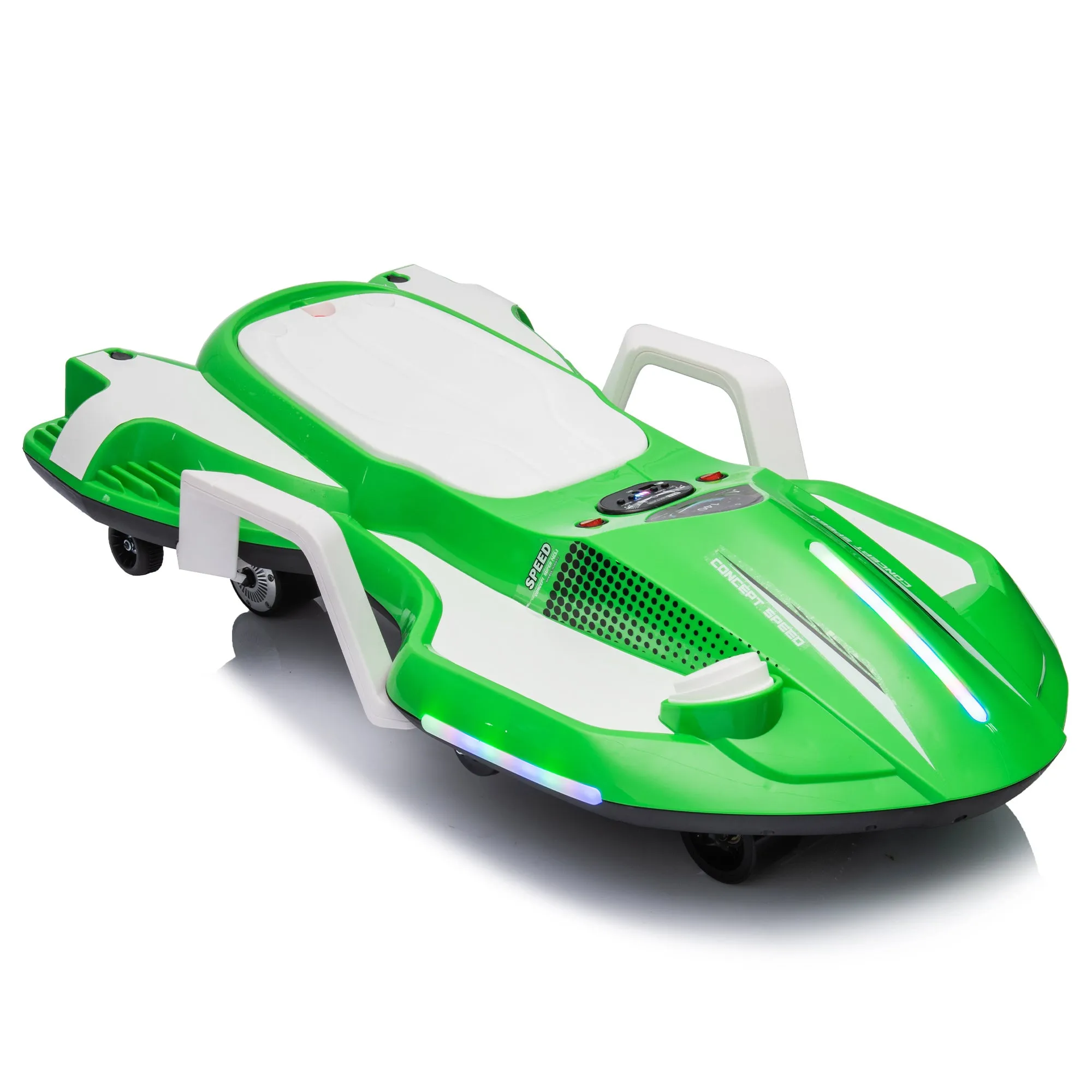 24V Kids Ride On Electric scooter w/ helmet knee pads,24v ride on toy for kids,Spray function,2WD 400w wheel-hub motor,5.59-6.84MPH,Gravity Steering,Use for 1-2 hours,Exercise your child age 6 .