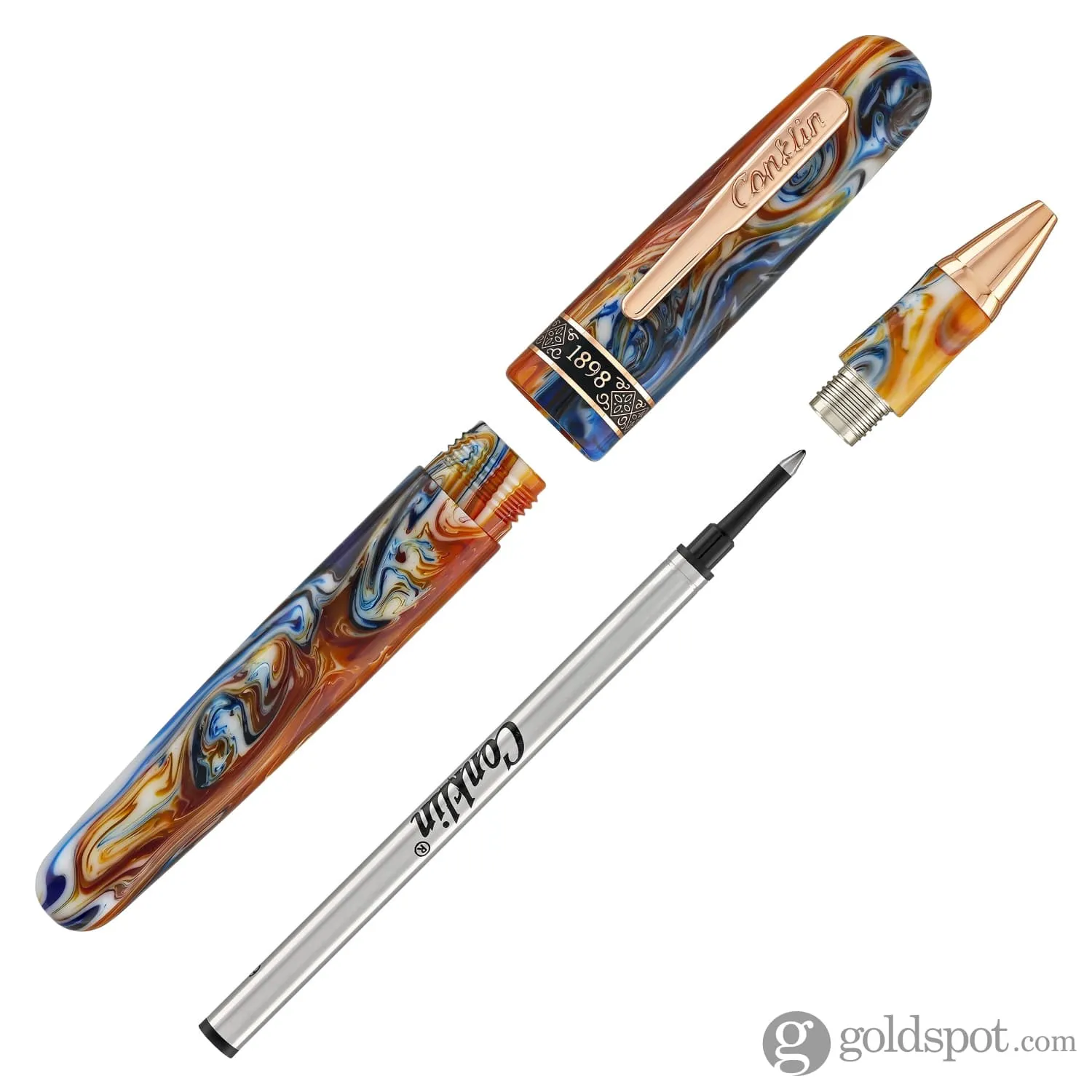 Conklin 1898 Rollerball Pen in Misto Orange