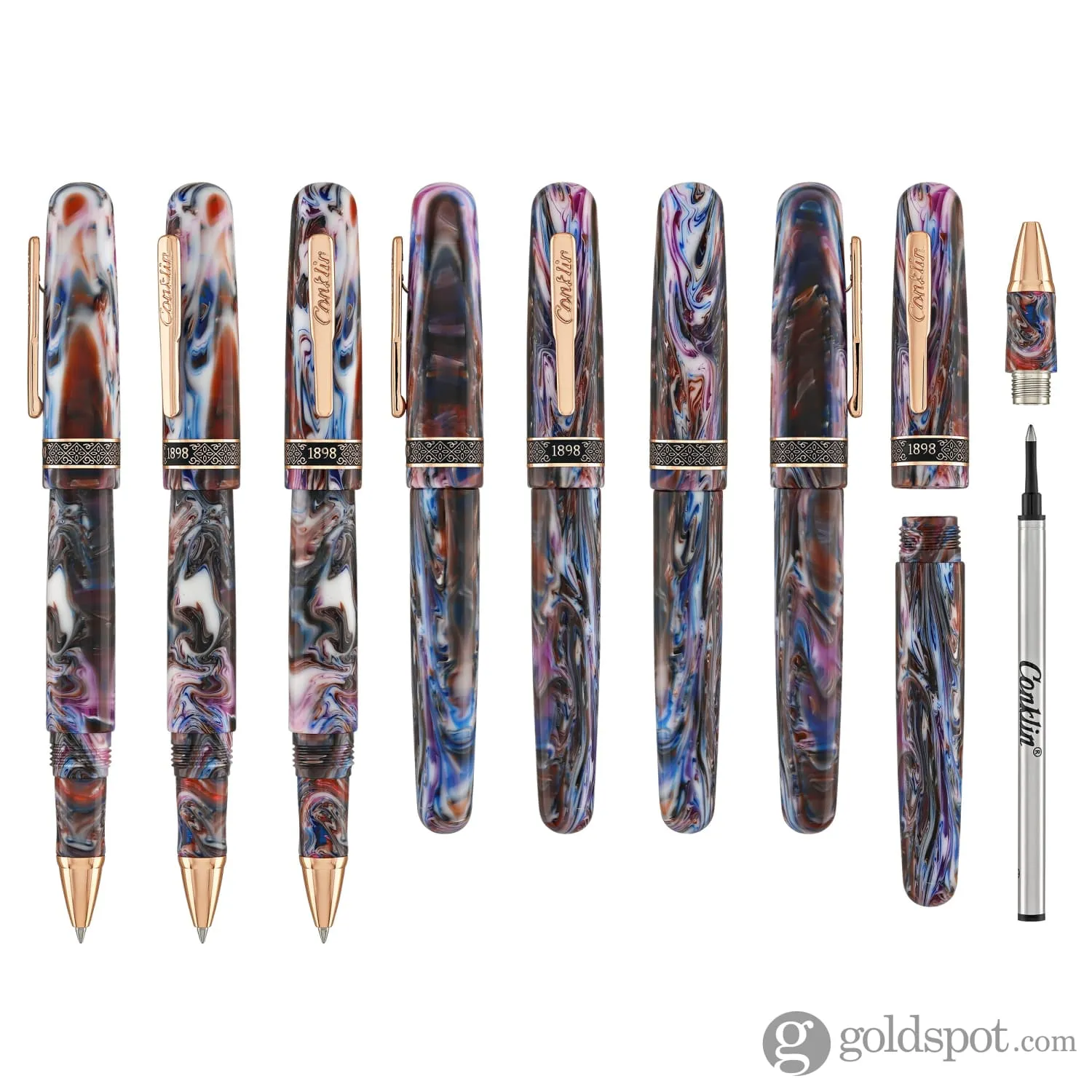Conklin 1898 Rollerball Pen in Misto Purple