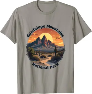 Guadalupe Mountains National Park Sunset Cactus T-Shirt