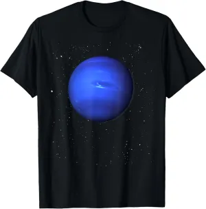 Neptune Shirt Solar System Planet Space Galaxy Stars Nerd