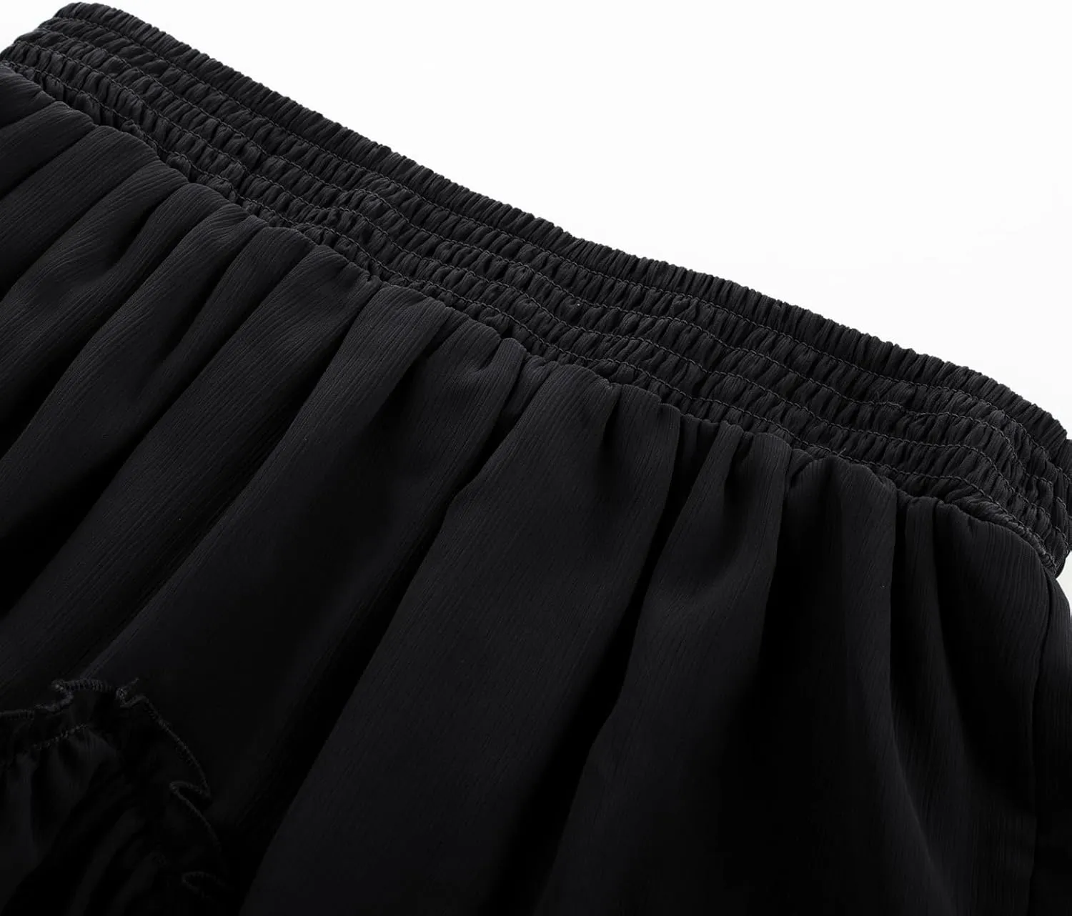 Scarlet Darkness Women Mini Skirt Ruffles Flared Skater Skirts High Waisted Short Renaissance Pirate Skirt