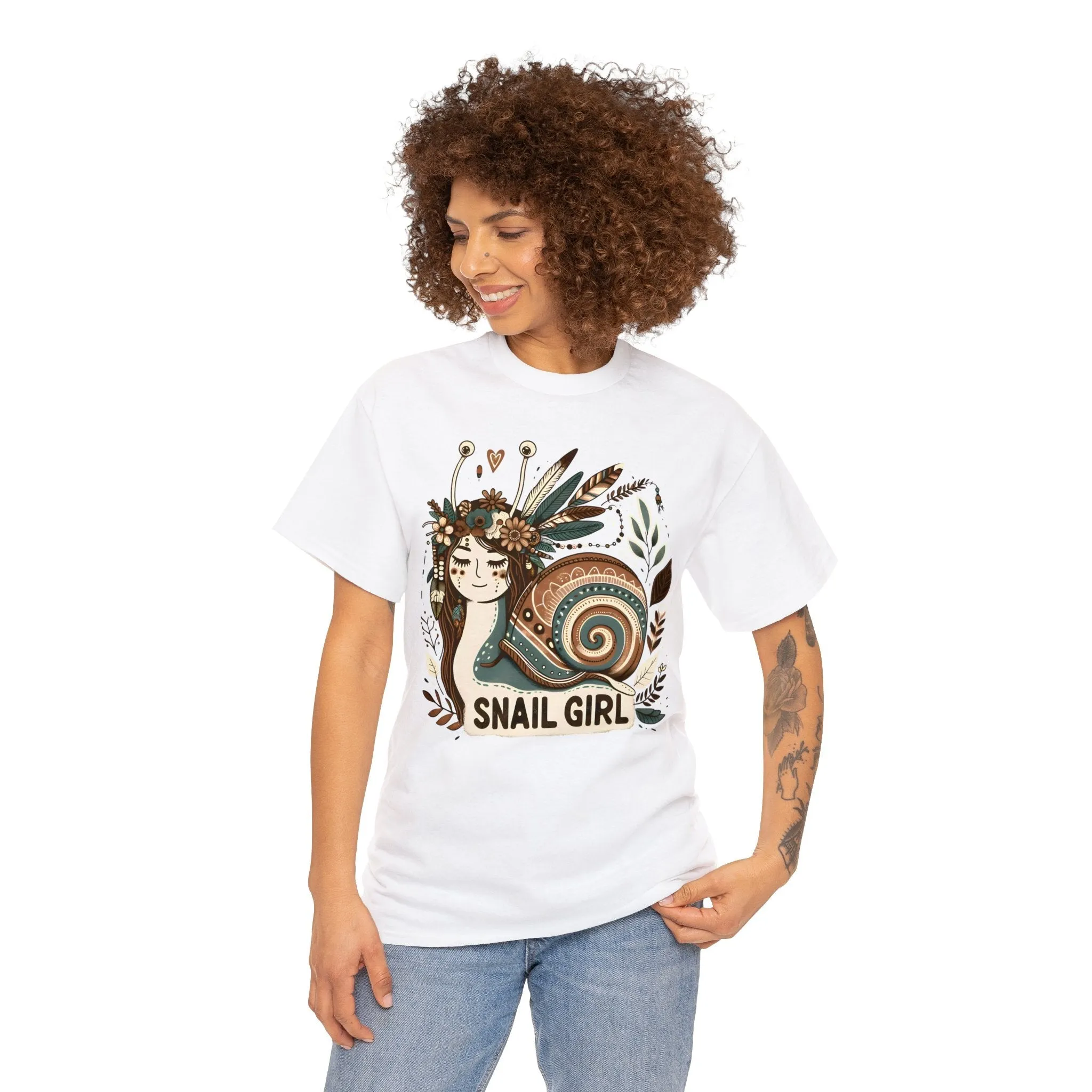 Snail Girl BOHO Shirt