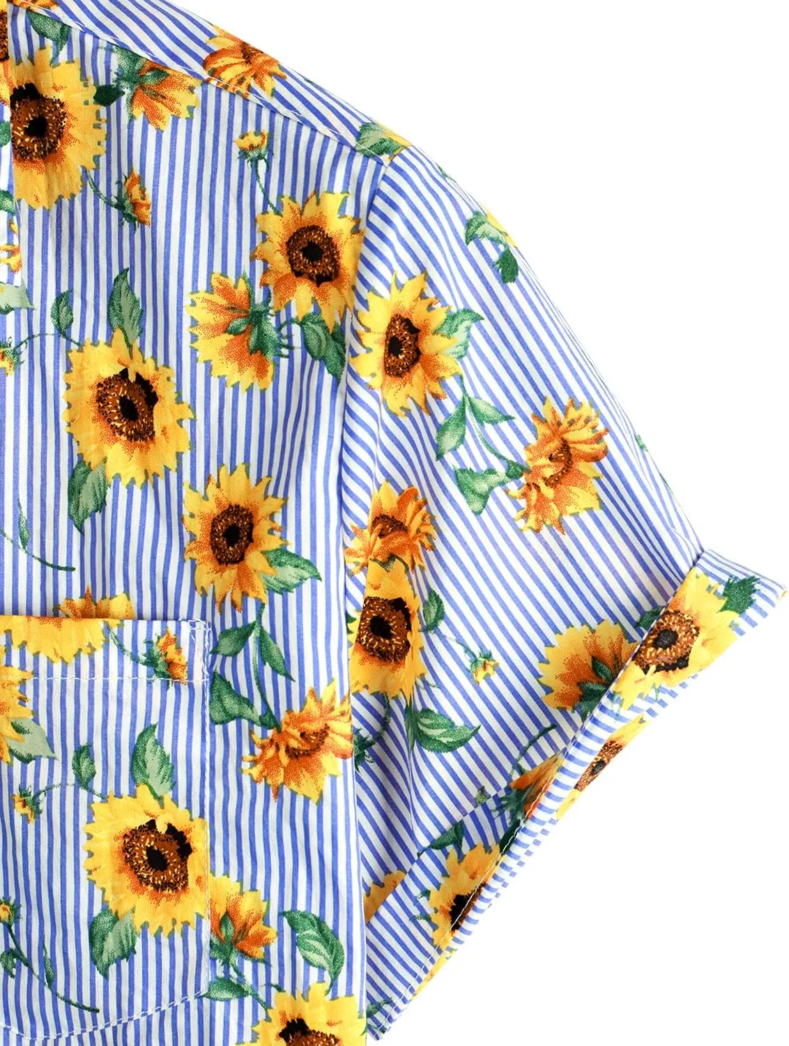 VATPAVE Mens Floral Hawaiian Shirt Casual Button Down Short Sleeve Aloha Beach Shirts