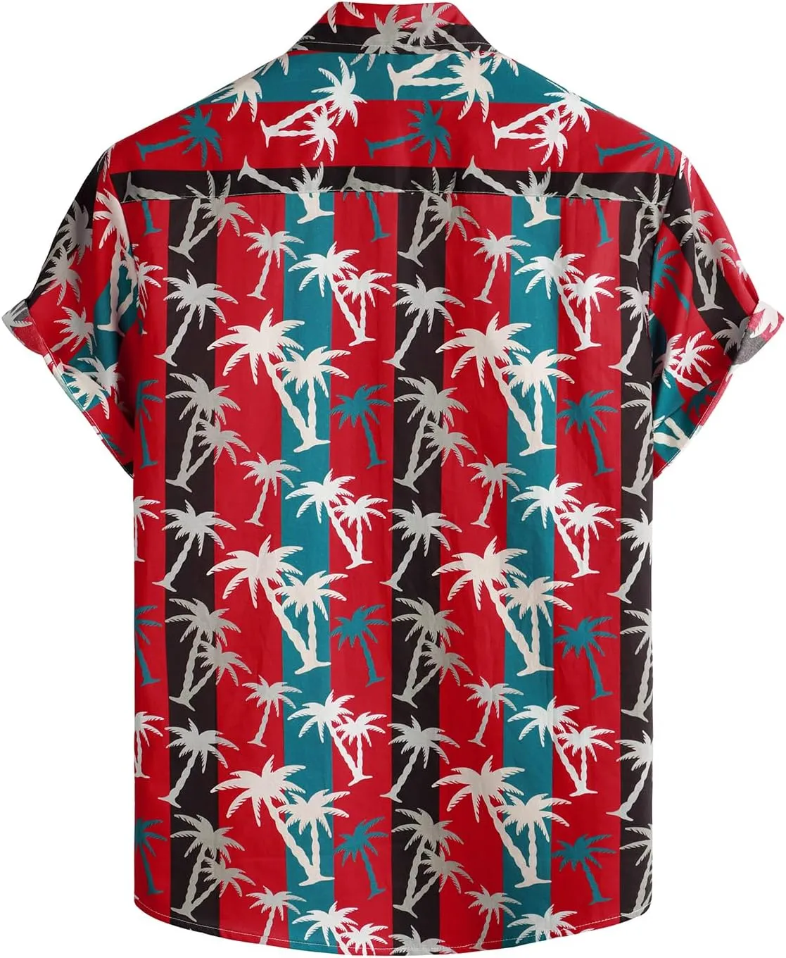 VATPAVE Mens Floral Hawaiian Shirt Casual Button Down Short Sleeve Aloha Beach Shirts