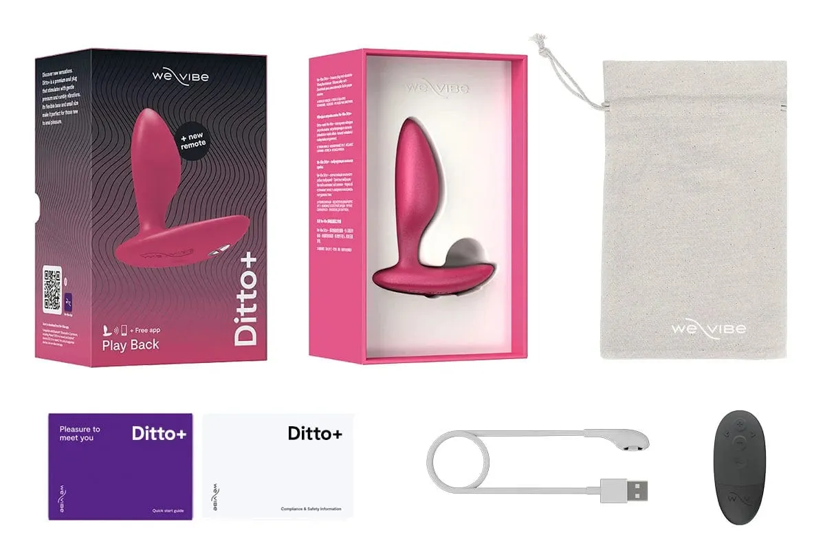 WE VIBE - Ditto  App-Controlled Remote Control Anal Plug