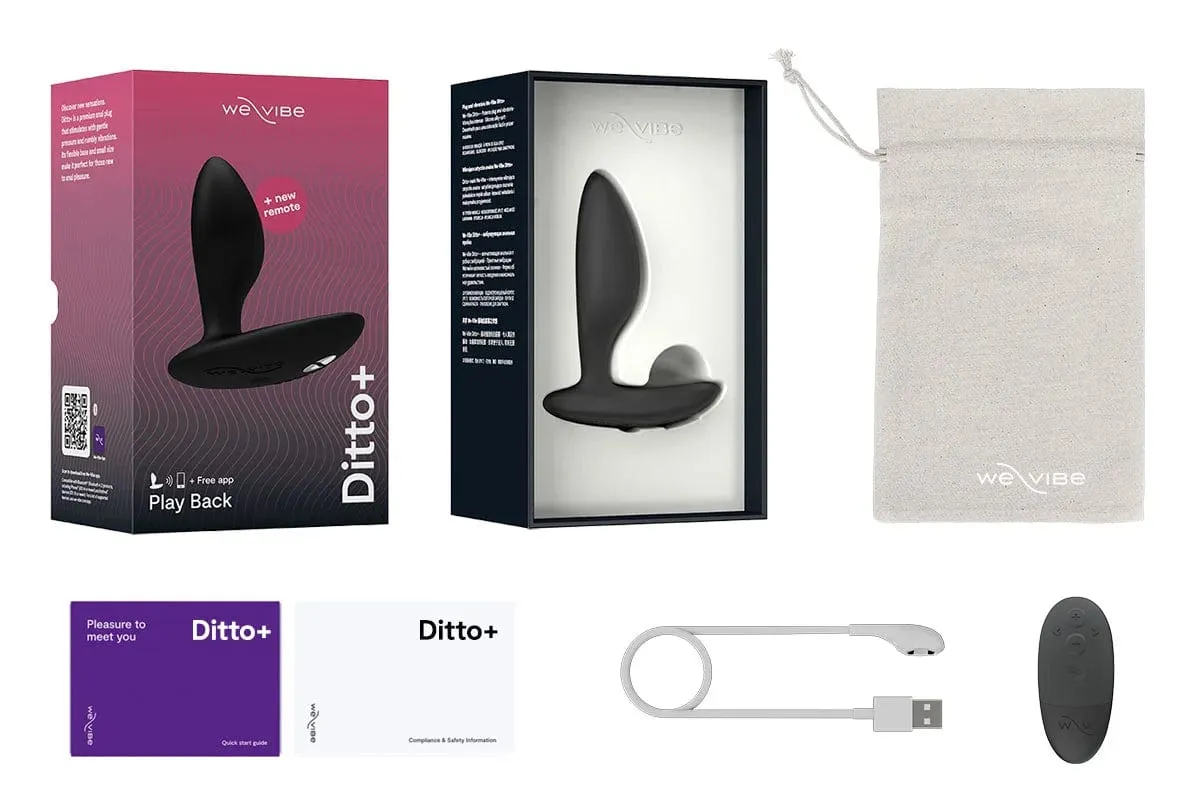 WE VIBE - Ditto  App-Controlled Remote Control Anal Plug